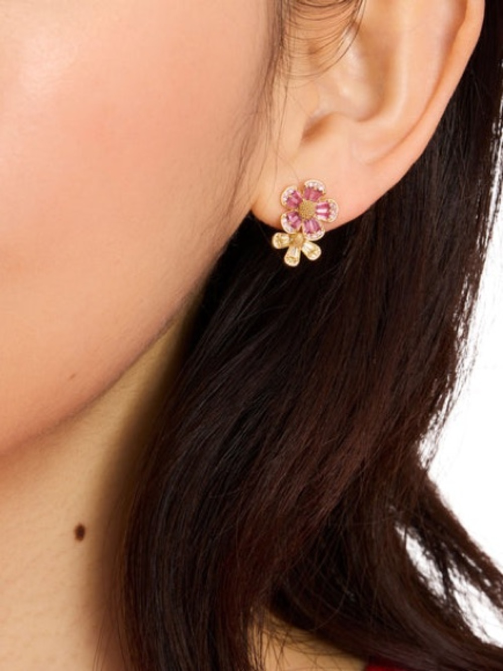KATE SPADE NEW YORK ♠️ FLURETTE MULTI DOUBLE STUD EARRINGS 🌼 - Picture 5 of 9